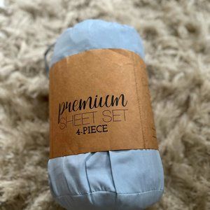 Home Collection Ultra Soft 4Pc Solid Sheet Set - Cal King